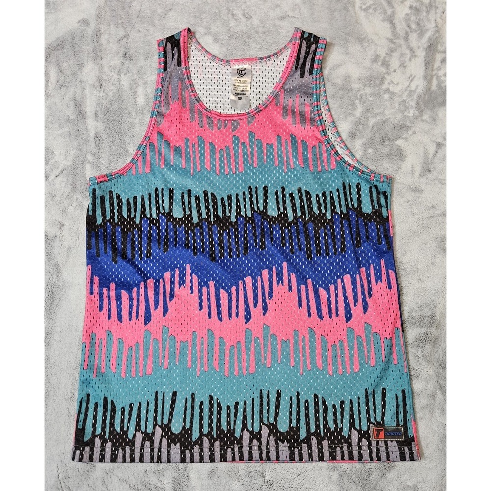 Timoteo Mesh Polyester Tank Top Men's Size Small